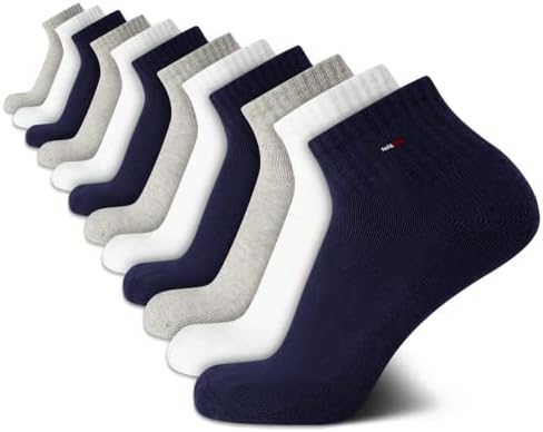 Tommy Hilfiger Muške čarape - Četvrt u jastuku režene čarape za gležnjeve