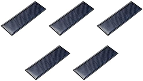 DMiotech 5 Pack 5.5 V 60mA 90mm x 30mm Mini ćelija solarne ploče za DIY projekat električne energije