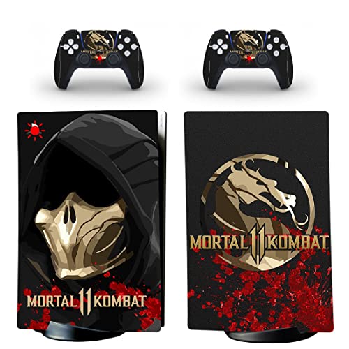 Za PS4 normalnu igru Ninja Mortal Best War Kombat X PS4 ili PS5 skin naljepnica za PlayStation 4 ili 5 konzolu i kontrolere naljepnica Vinyl DUC-2230