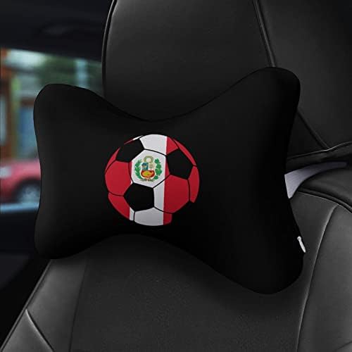 Peru Soccer Auto jastuk za mekani automobil za glavu glava jastuk jastuk jastuk jastuk 2 paket za vožnju