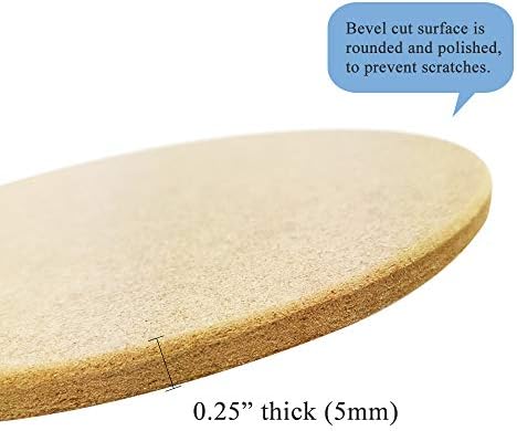 Huanyu 8 prečnik 1/4 debeli okrugli Fiberboard Keramika Wheel Bats keramička Umjetnost sušenje odbor alat drži gline odbor uravnotežen palicu za upotrebu predenje gline & Izrada keramike