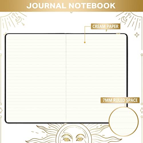 Artfan Ruled Notebook/Journal – vrhunska debela papirna klasična bilježnica za pisanje s džepom + razdjelnici