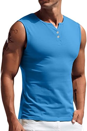 KBNDIEU muški sportski tenkovi mišićni uski prsluci kratki rukav V izrez pulover Tshirts teretana Bodybuilting