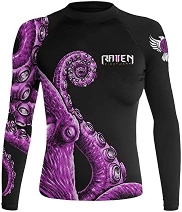 Raven žičana odjeća Ženska krakeno hobotnica Rash Guard MMA BJJ