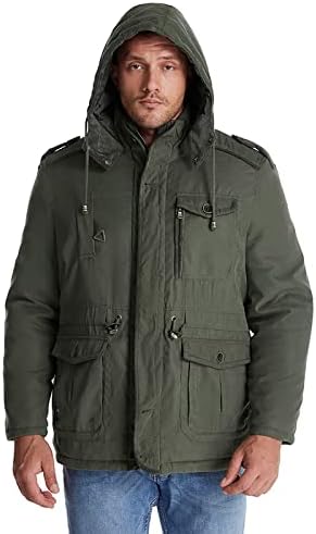 Muška jakna zima, zimski trendy dugih rukava Aktivni kaputi Muškarci Plus Veličina Turtleneck Fit Wildweight