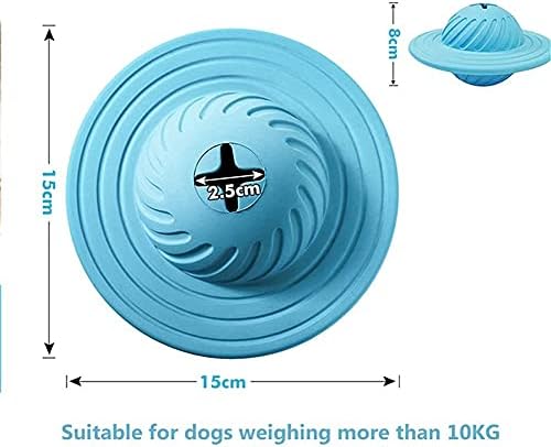 ZCX igračka za pse leteći diskovne igračke za trening prirodne gume Tretiraju se interaktivni psi igračke