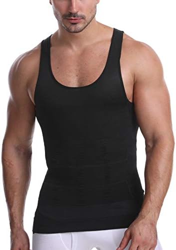 Cacosa Muška Body Shaper Slimming Shirt trbuščić prsluk termička kompresija rezervoar mišića gornji