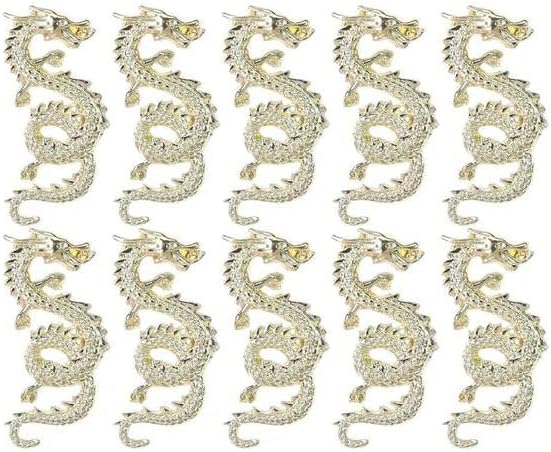 Dekorativna 10kom elegantna zmajeva serija dekoracija noktiju dugi vijek trajanja manikir dekor