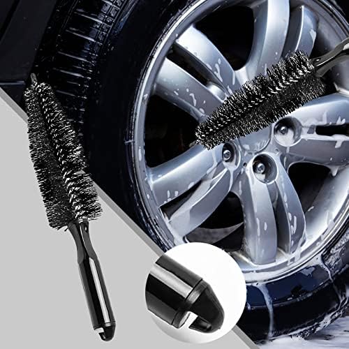 Kisonski četkica za kotač može četkica za kotač i obrub s dugim mekim čekićima za čišćenje automobila za automobile
