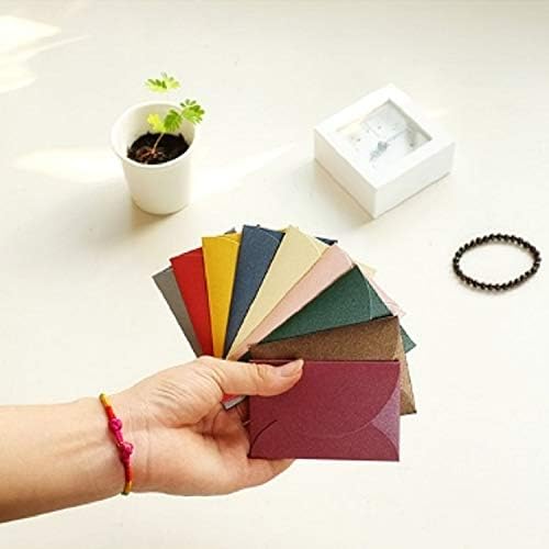Office klasifikacija 10 kom Retro kineskom stilu romantične Mini biserne papirne koverte Random isporuke boja.