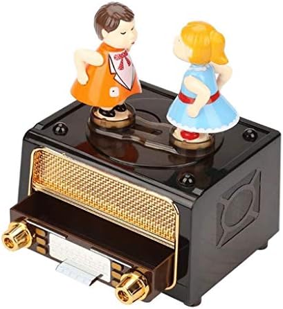 Zhyh ljubljenje Par muzička kutija Zvučna mašina Igrajte nakit Box Girl Mortican Music Mehanizam