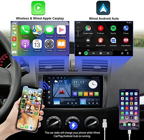 Android 10 dupli din auto stereo za mazdu 3 2010 2011 2012 2013 sa 9 inčnim ekranom osetljivim