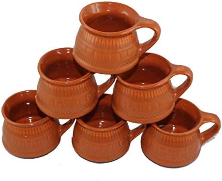 Odishabazaar Keramic Kulhar čaše Tradicionalni indijski chai čaj čaj od 6