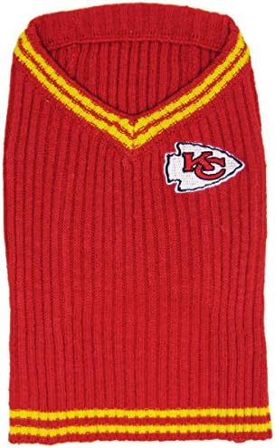 NFL Kansas City Chiefs džemper za kućne ljubimce, X-mali