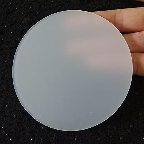 DistinctAndUnique jedan Laserski rez mat akrilni prazan okrugli disk: prozirni pleksiglas krug sa glatkim ivicama debljine 1/8 inča