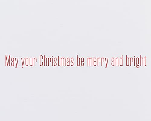 Papirus Holiday Božić kartice u kutiji, glitter-Free borove sa Santa