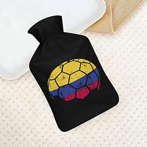 Boca za toplu vodu sa kolumbijskom zastavom sa poklopcem slatka gumena vreća za toplu vodu za toplu vodu