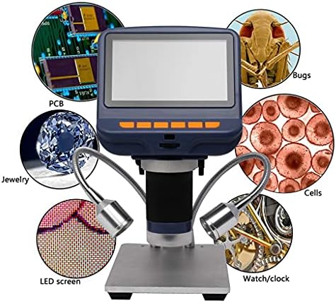 DLOETT 220x Desktop elektronski digitalni Stereo mikroskop za popravku lemljenja sa LED svjetlom na ekranu od 4,3 inča