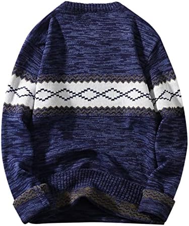 Muška dukserica Cardigan 2023 Vintage pleteni džemper casual pulover džemper Crewneck Pulover zimski džemper