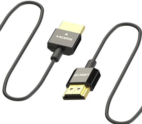 LINKUP-Ultra-Thin [Certified] HDMI 2.1 8K@60Hz 48Gbps Extreme High Speed Slim Form Fitting fleksibilni prijenosni 38awg 4K@144Hz eARC HDR HDCP-1 metar
