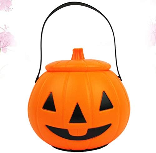 Prettyzoom Outdoor Decor Halloween Handheld bundeve lagana LED jack-o -Lantern Lanter za djecu isporučuje prijenosni fenjer