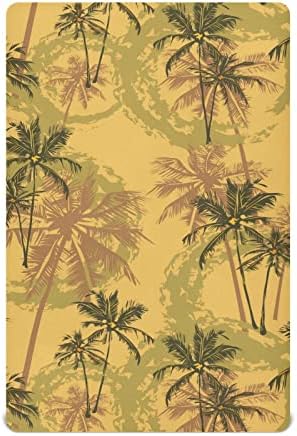Tropical Palm Drveće listovi za dječake Dječji paket i reprodukcijski listovi prijenosni mini kreveti