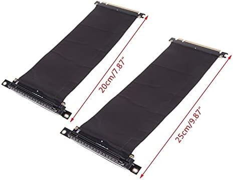 Konektori H58A PCI Express PCIe3. 0 16x do 16x fleksibilni Adapter za kablove 90 stepeni ugaona kartica -