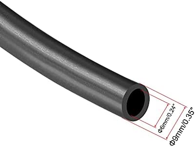 UXCell 2pcs Crevo za mazivo 6 mm ID x 9mm od 3,3ft vodene cijevi crne gumene cijevi