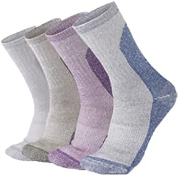 Liuzh 4 para vunene čarape za muškarce Žene Toplo planinarenje Jastuk Unisex Socks Planinarstvo