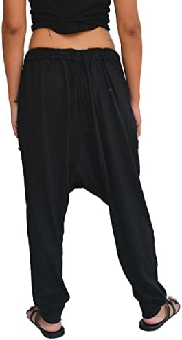Sakoonee Ležerne harem hlače muškarci žene joga salonske hlače 2 džepa sa patentnim zatvaračem