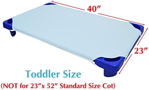 Američka kompanija za bebe Microfiber Todler Veličina dnevni boravak / predškolski krevetić, plavi,