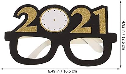 Aboofan dječije naočare štand smiješne naočare Cardstock Photo Booth rekviziti naočare Party Favors dodatna oprema za Luau Summer Fiesta rođendani Odrasli Djeca 2021 Sretna Nova Godina kostim dječije naočare