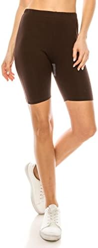 Reneseille ženske aktivne bicikliste - visoki struk 7 inseam atletic workout teretana Sportska joga trčanje biciklističkih hlača