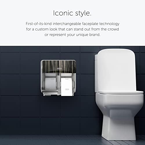 Kimberly-Clark Professional™ ICON™ dozatori za toaletni papir bez jezgre - 4 rolne velikog kapaciteta-Ebony