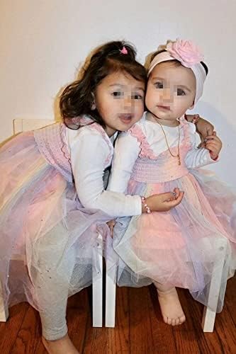 Retsugo Little Girls Haljines Flutter rukave Ležerne prilike za rođendanska haljina za zabavu Djeca