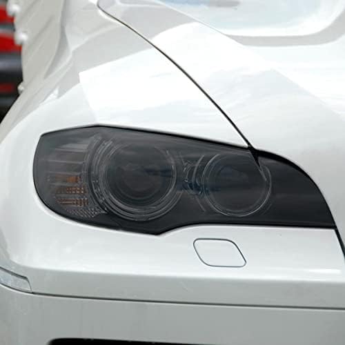 Lylco 2 kom. Zaštitna folija zaštitna za zaštitu filma Prozirna crna TPU naljepnica, za BMW X6 E71 2008-2014