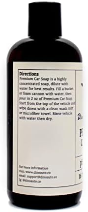 [16 oz] Dino Auto's Premium auto sapun | Visoko koncentrirani | Ekstremna pjena | uravnotežen pH