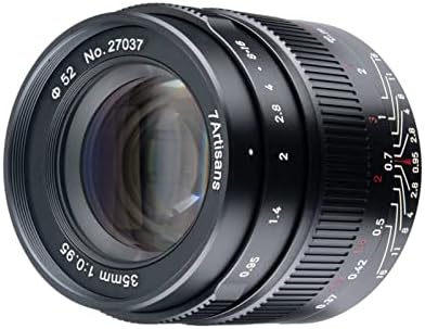 7artisans 35mm F0.95 APS-C sočivo velikog otvora blende ručno fiksno sočivo za Panasonic/Olympus M4/3 MFT kameru bez ogledala