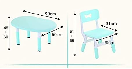 Orahova Dječija stolica za stol Set vrtićkih igračaka kućni studijski sto može se podesiti prema dolje materijali za zaštitu životne sredine