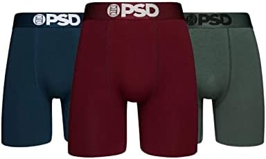 PSD muški pamučni 3-paket-DRK TNS bokserski podnesci, Multi, L
