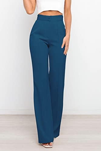 SIFLIF ženske kauzalne pantalone sa širokim nogama visokog struka, ženske pantalone za čizme, radne