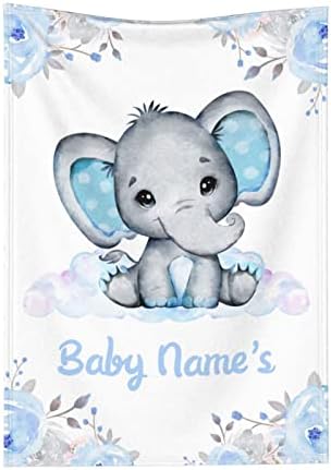 Custom Baby Bobet s imenom personalizirano babdeni ćebe za dječake Djevojke super mekane pokrivače Poklon za novorođenčad
