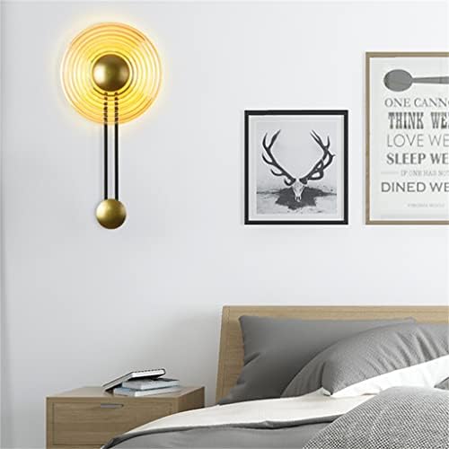 CZDYUF LED zidna lampa zlatno staklo unutrašnja rasvjeta za dnevni boravak spavaća soba noćni ormarić