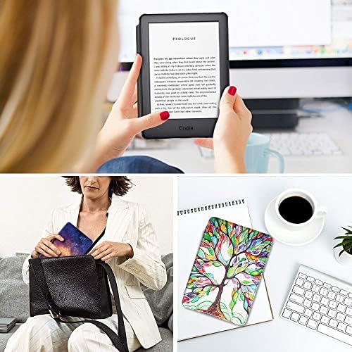 Futrola za 6,8 Kindle Paperwhite i Kindle Paperwhite Signature Edition, lagani poklopac sa automatskim buđenjem/spavanjem za Kindle Paperwhite 2021 E-čitač,jednostavan cvjetni prozor,Paperwh