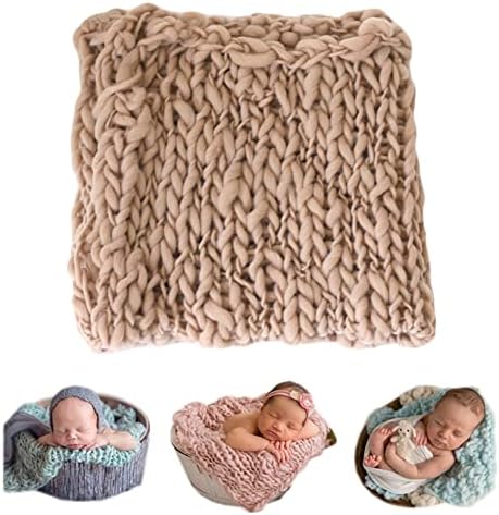 Coberllus novorođena beba Photo rekviziti pokrivač ručno rađeni pleteni twist Wrap poziranje pomoć Pozadine za dječake djevojčice fotografisanje