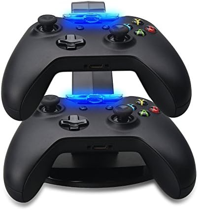 Muicatte dvostruki priključak za Xbox One/One S kontroler sa postoljem za punjenje LED svjetla