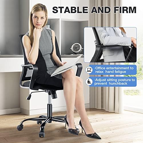 Kancelarijska stolica - ergonomska kancelarijska stolica kancelarijska stolica sa srednjim leđima
