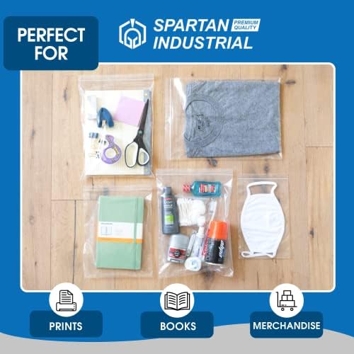 Spartan Industrial-6 X 6 2 Mil Clear Reclosable Zip plastične Poli kese sa zatvaračem za zatvaranje