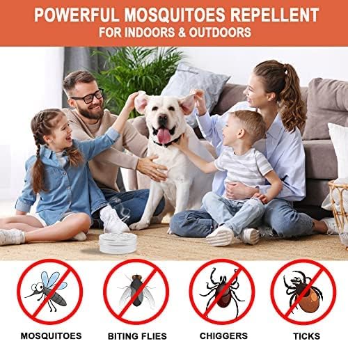ANEWNICE repelent protiv komaraca, prirodni repelent protiv komaraca u zatvorenom, vanjski repelent protiv komaraca za terasu / dvorište/sobu, moćna kontrola komaraca za Dvorište,putovanja -2 pakovanja