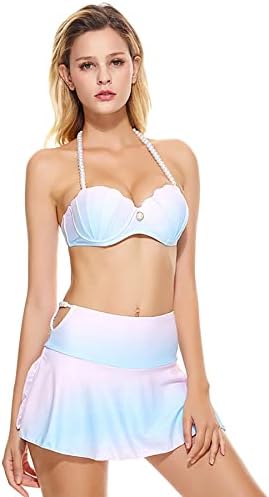 ENJYOP bikini kupaći kostim za žene lagana podrška Mermaid Seashell Bra kupaćim kostimima